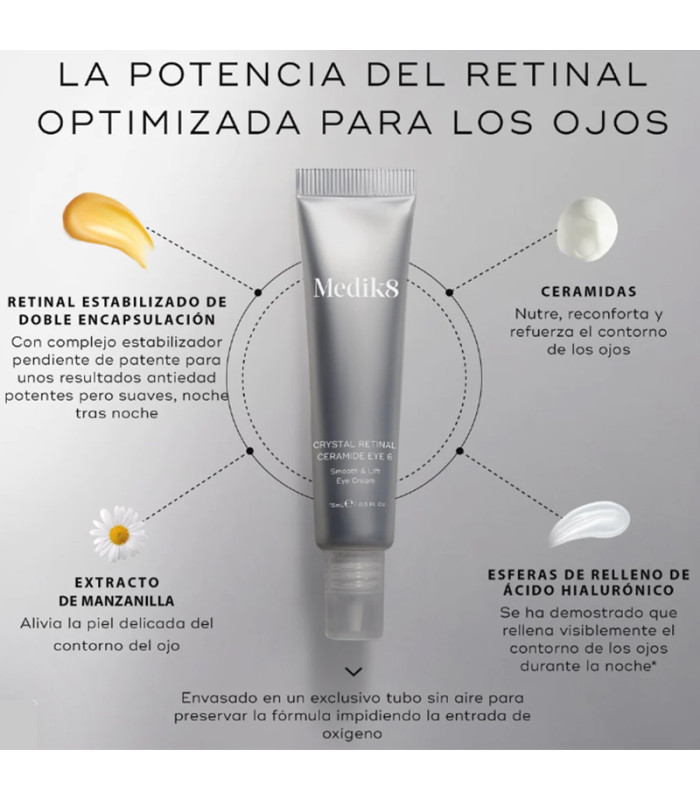 MEDIK8 EYE CRYSTAL RETINAL 6 SERUM 15ML