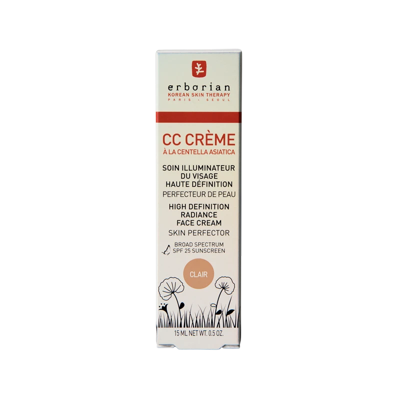 Erborian CC Crème Clair SPF 30 15 ml | CC Cream piel clara