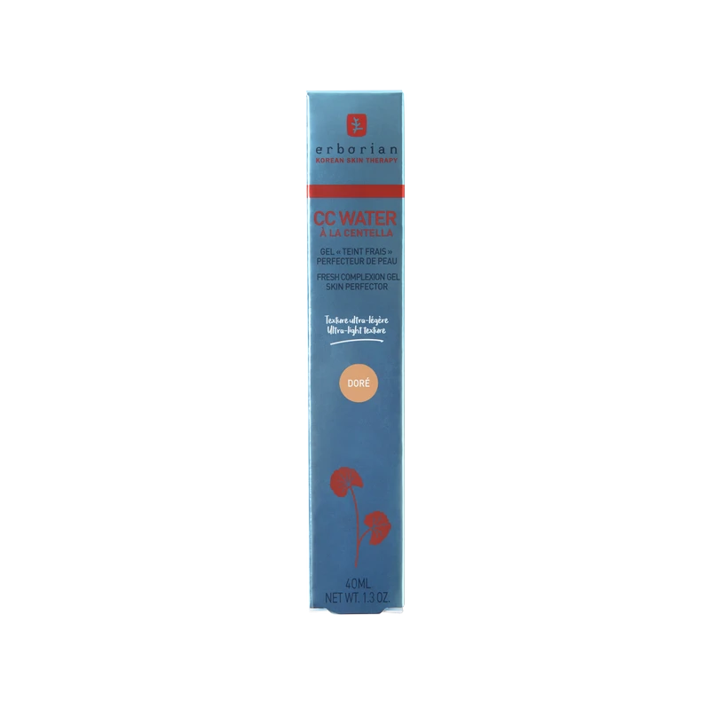 Erborian CC Water Doré 40 ml | CC cream ligera efecto luminoso