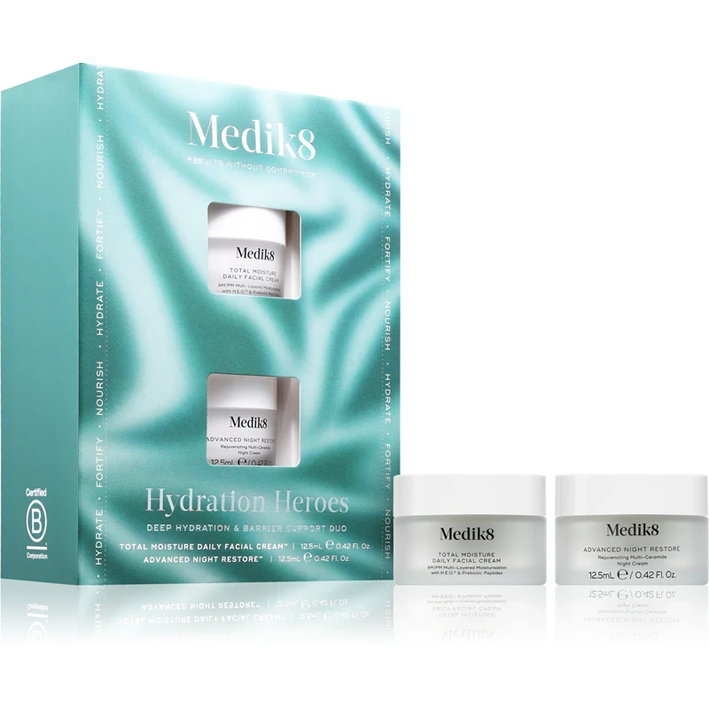 Medik8 Hydration Heroes: crema hidratante día y noche 2x12,5 ml