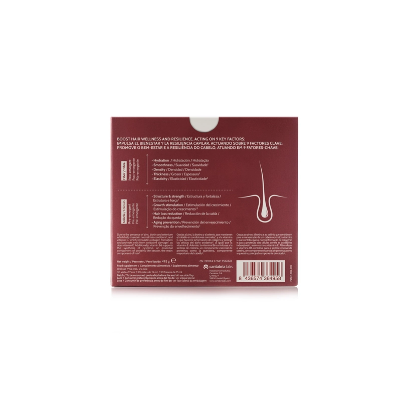 Iraltone Hair Resilience Booster 30 viales 15 ml | Anticaída