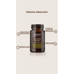 Biotina + Queratina KOBHO 60 Cápsulas | Hair & Nail Booster