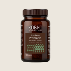 Probiótico Pre+Post con Zinc y ButiShield™ | KOBHO 60 cápsulas