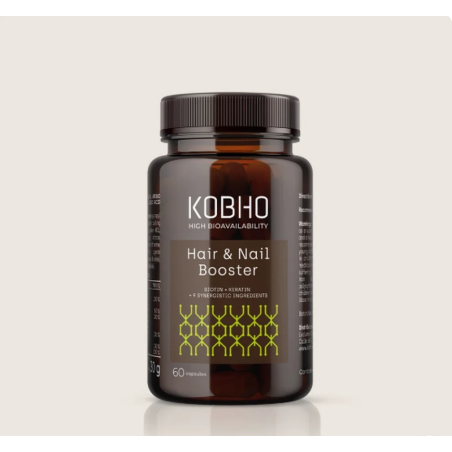 Biotina + Queratina KOBHO 60 Cápsulas | Hair & Nail Booster