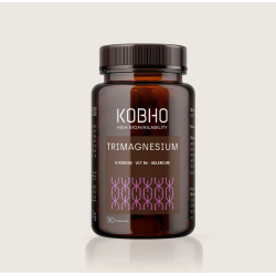 TriMagnesio KOBHO: 3 magnesios + D-ribosa, B6 y selenio (90)