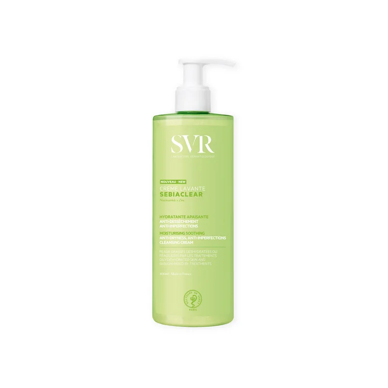 SVR Sebiaclear Crema Limpiadora 400 ml para piel grasa