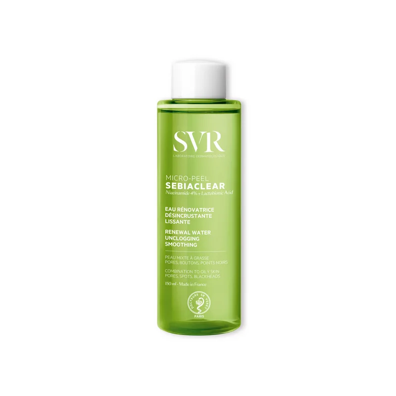 SVR Sebiaclear Micro-Peel 150 ml | Exfoliante antiimperfecciones