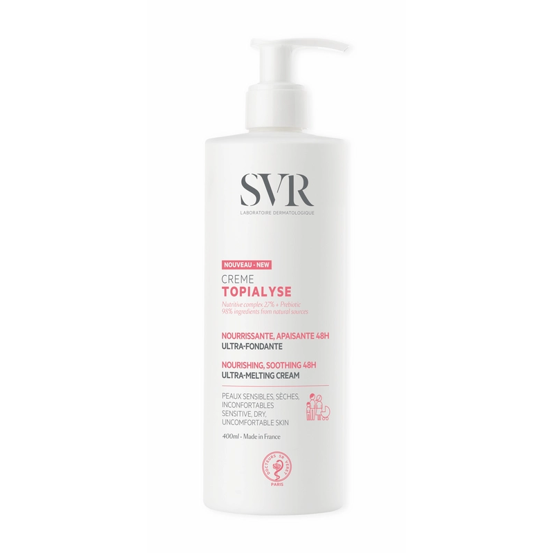 SVR Topialyse Crema 400 ml | Hidratación para piel seca