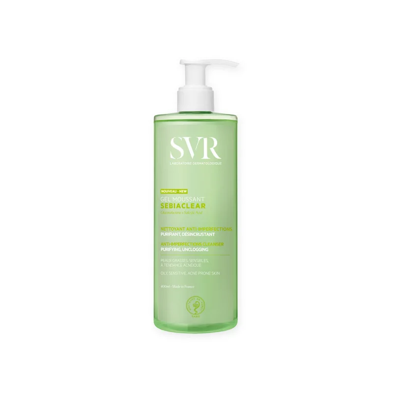 SVR Sebiaclear Gel Moussant 400 ml | Gel limpiador espumoso