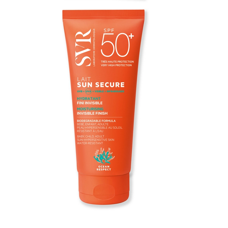 SVR Sun Secure Lait SPF50+ 100 ml | Leche solar rostro y cuerpo