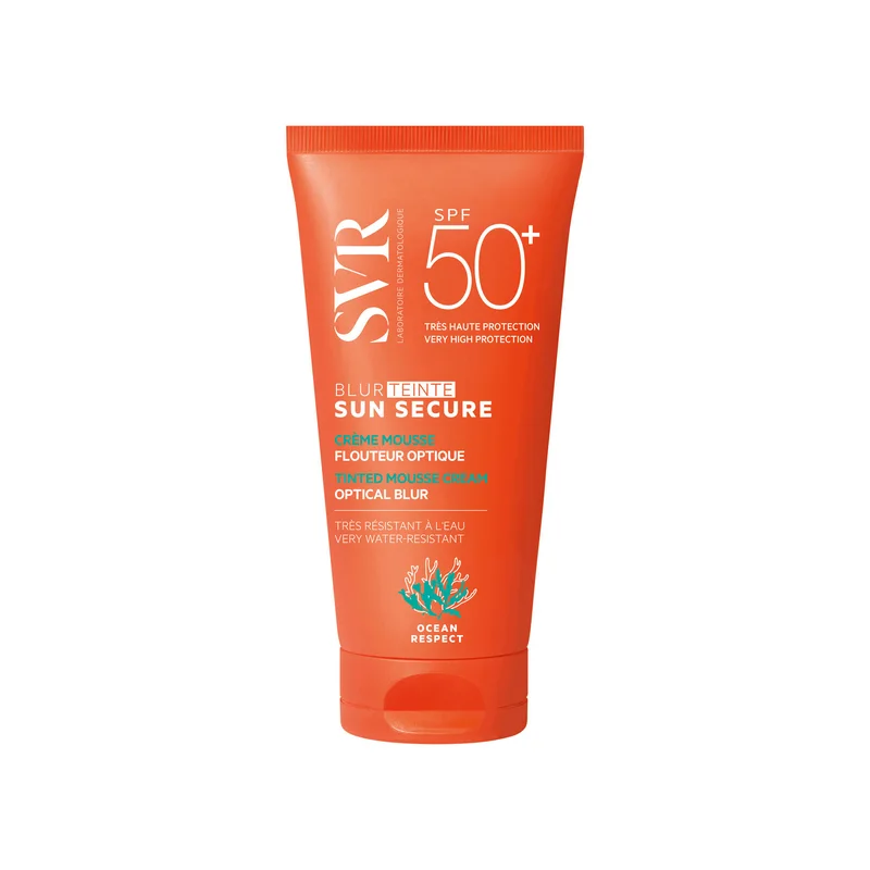 SVR Sun Secure Blur SPF50+ con color | Crema mousse 50 ml