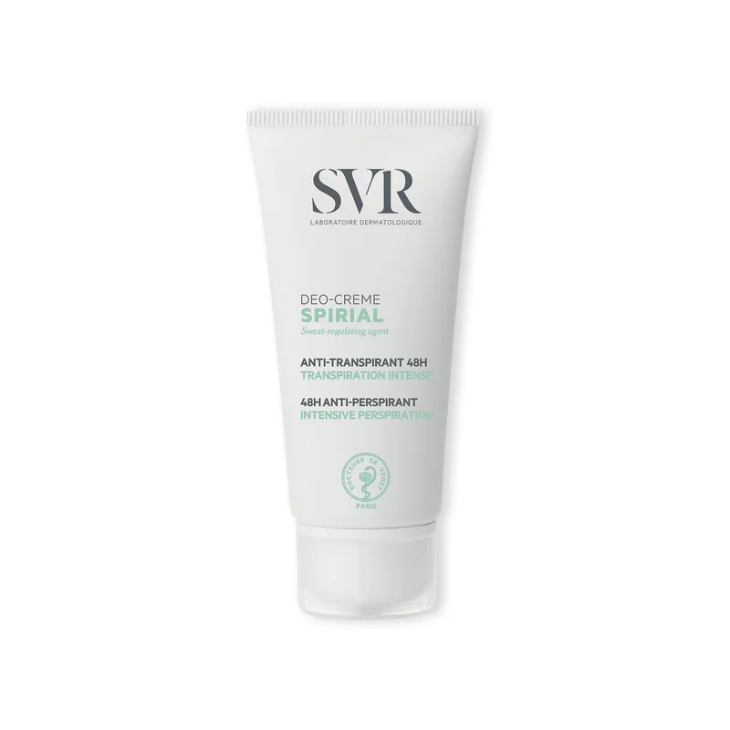 SVR Spirial Crema Antitranspirante 48H 50 ml | Sudoración intensa
