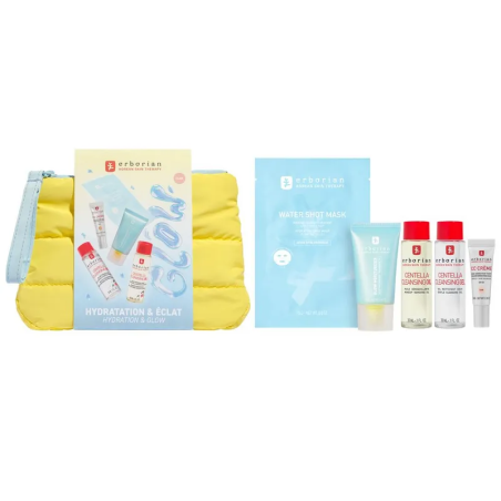 Erborian Hydration & Glow Clair | Neceser viaje 5 productos