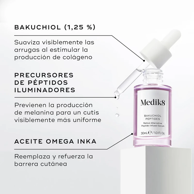 Medik8 Bakuchiol Peptides Serum 30 ml | Alternativa al retinol