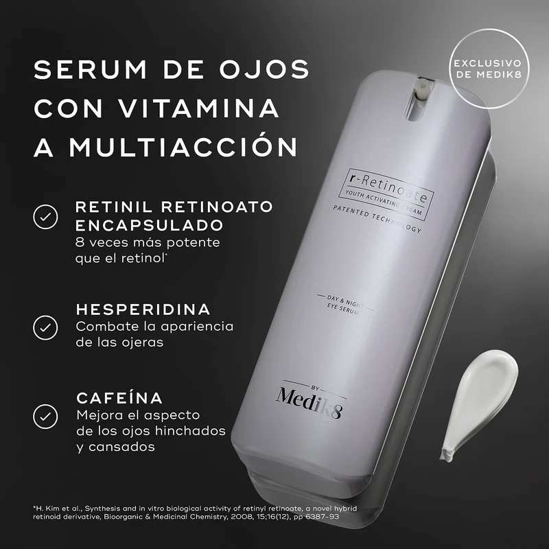 Medik8 r-Retinoate Contorno de Ojos Día/Noche 15 ml | Antiedad