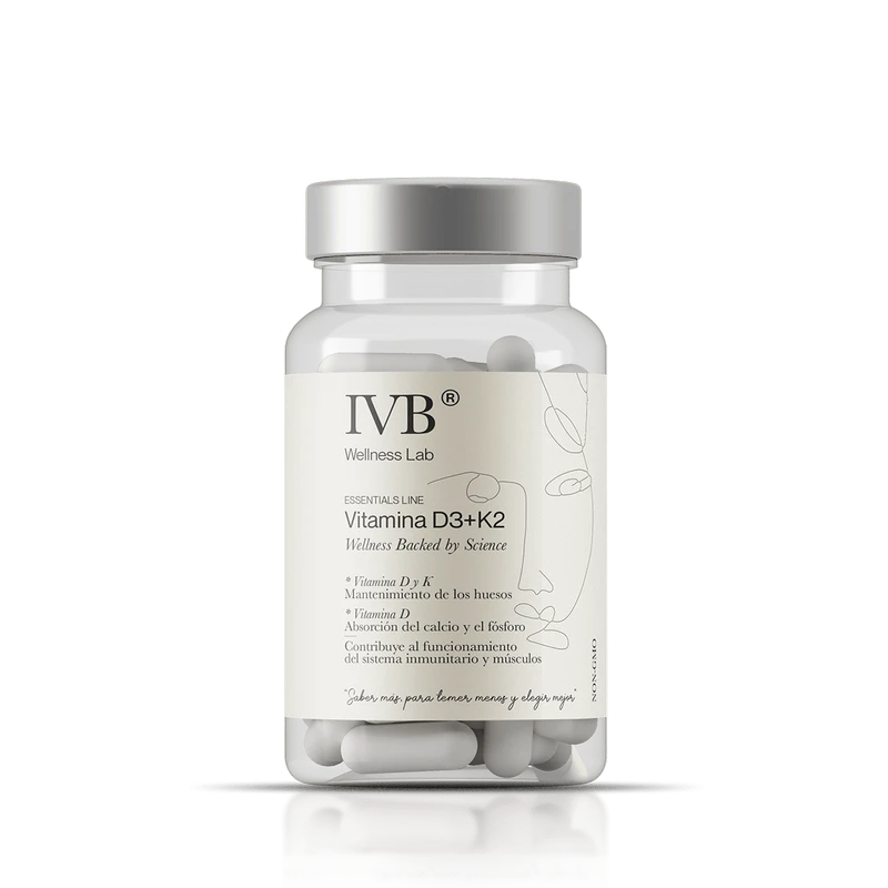 IVB Vitamina D3 + K2 90 cápsulas | Soporte huesos e inmunidad